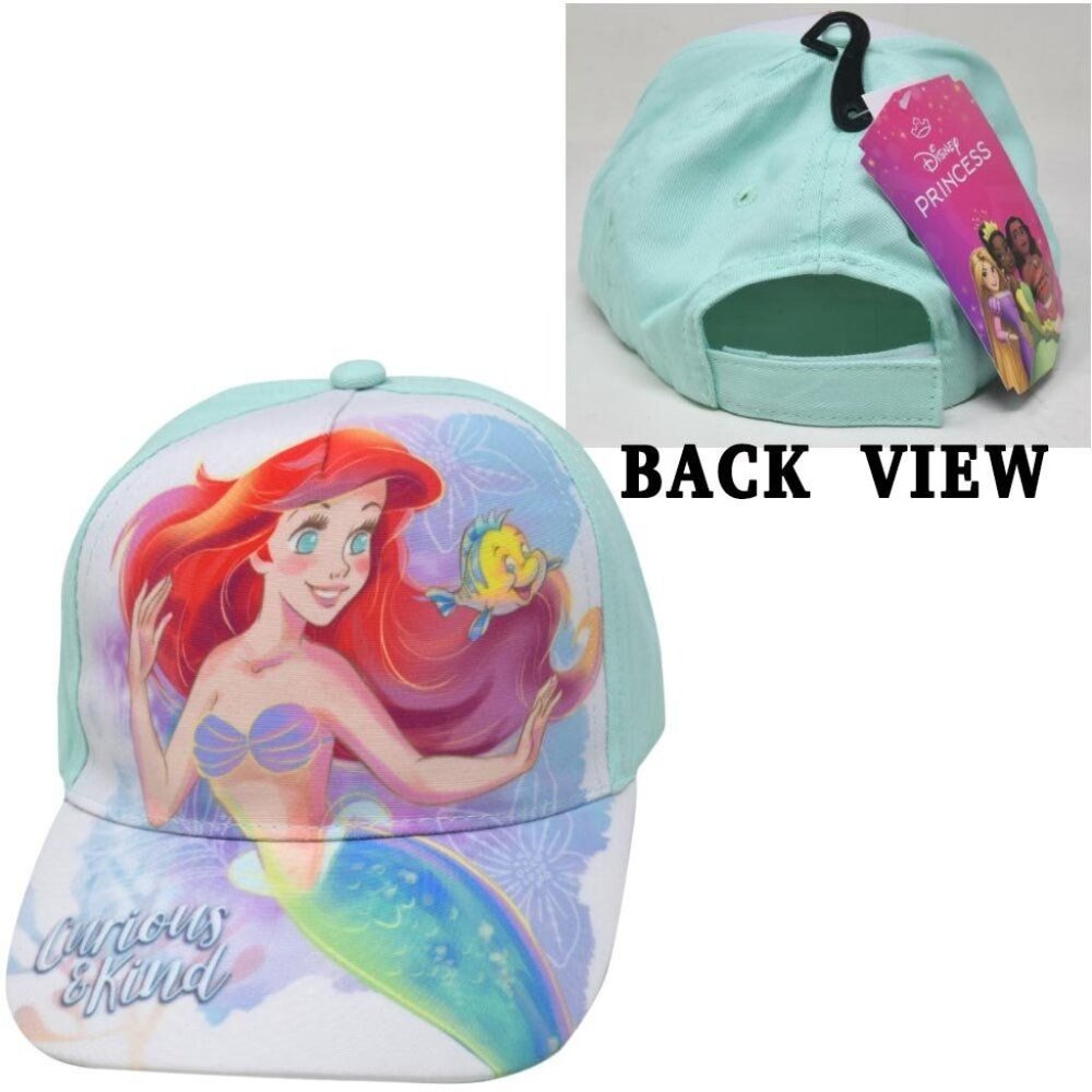 Ariel Kids Adjustable Baseball Cap With "Curious & Kind" Text - Picture 1 of 1